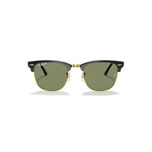 Ray-Ban Clubmaster Classic Black Frame/Green Lens Polarized